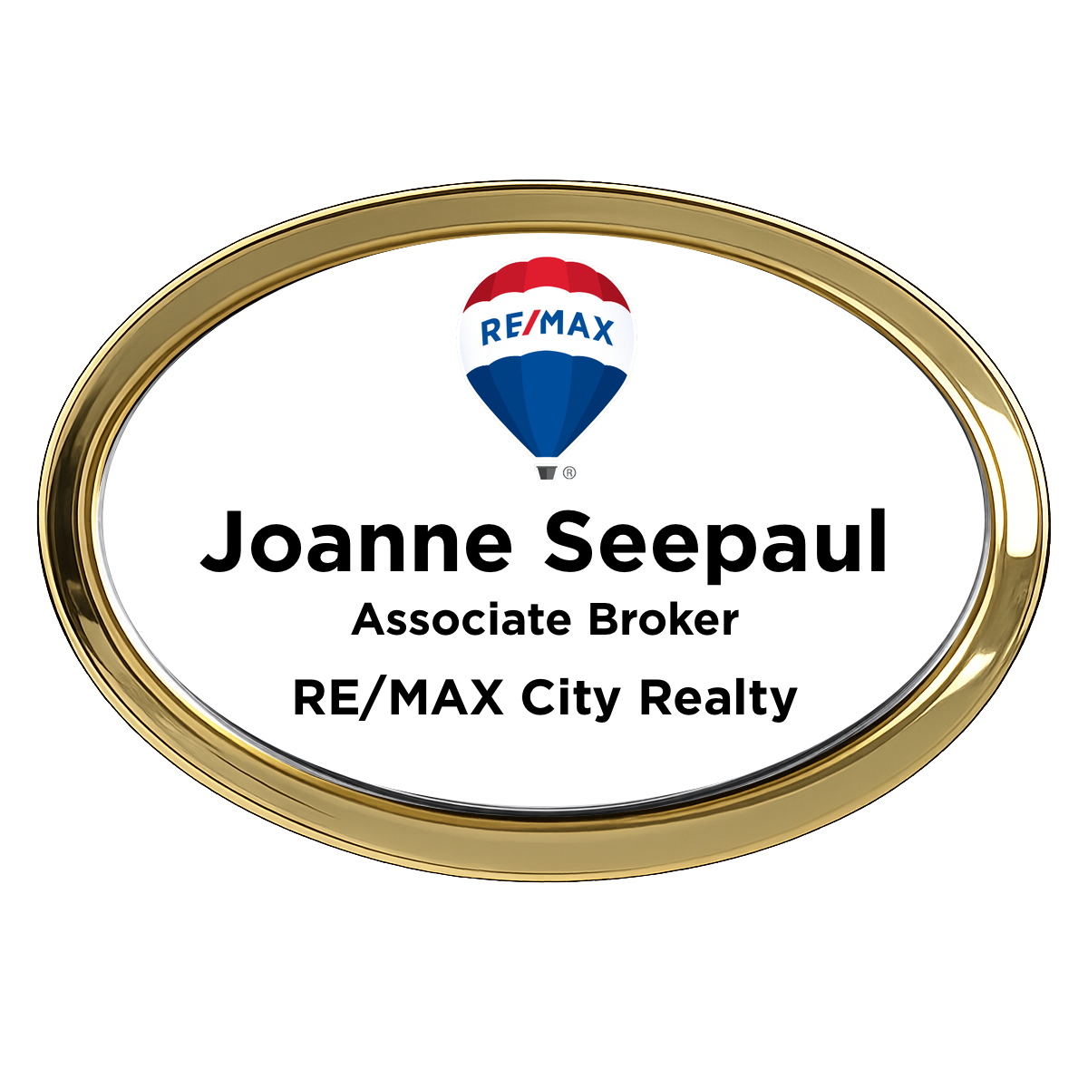 Oval Badge