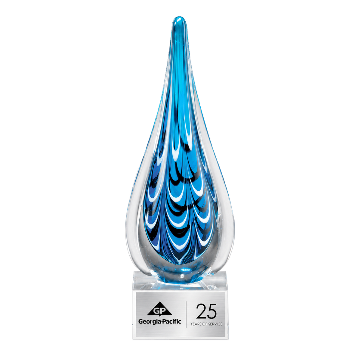 Blue Black Droplet