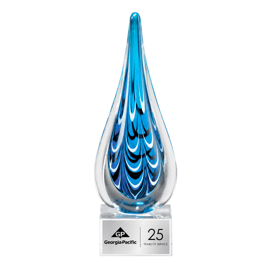 Blue Black Droplet