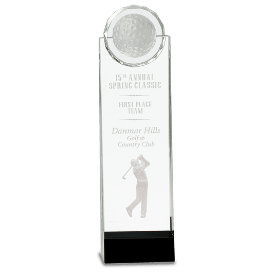 3D Crystal Golfer