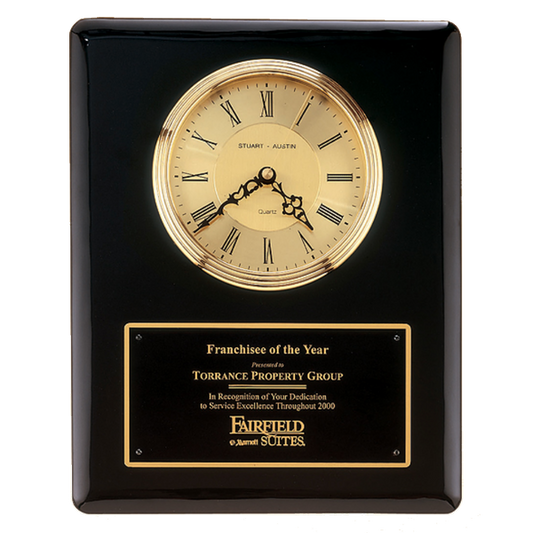 Piano-finish Clock
