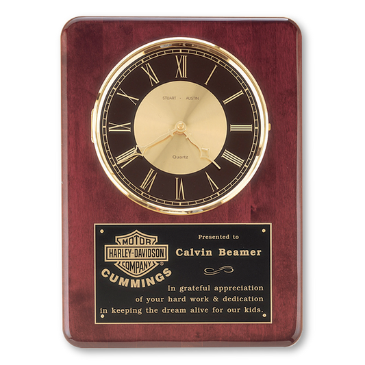 Rosewood Clock