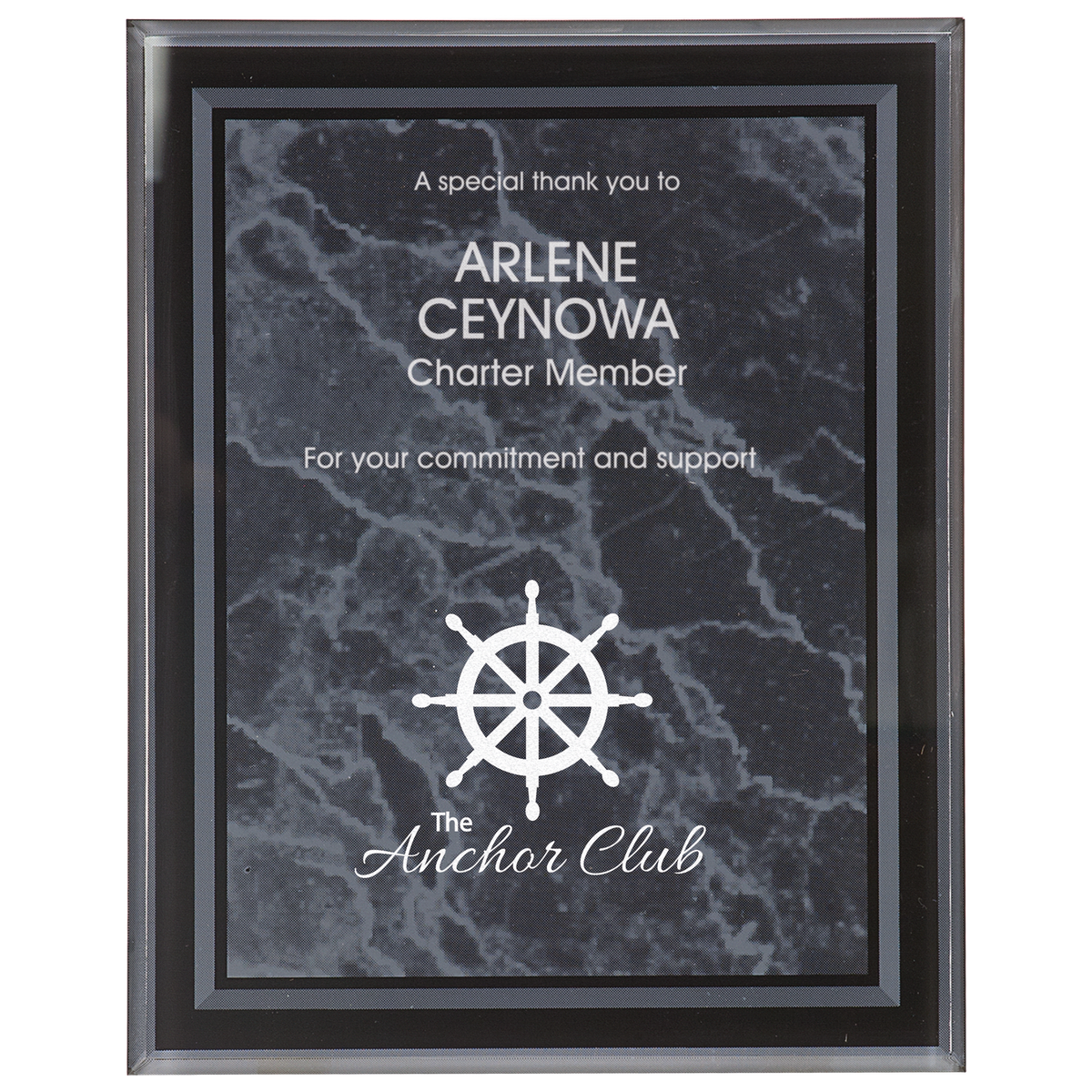 Acrylic Marble Plaque