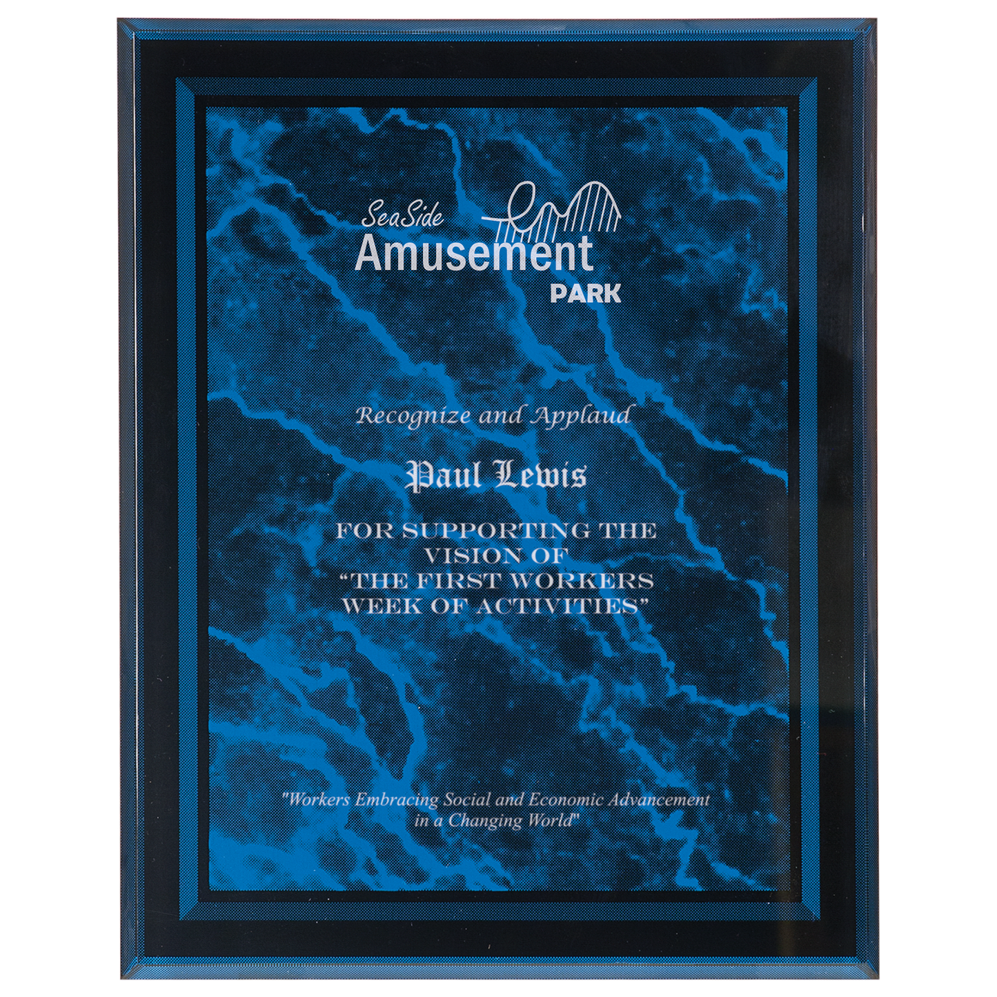 Acrylic Marble Plaque