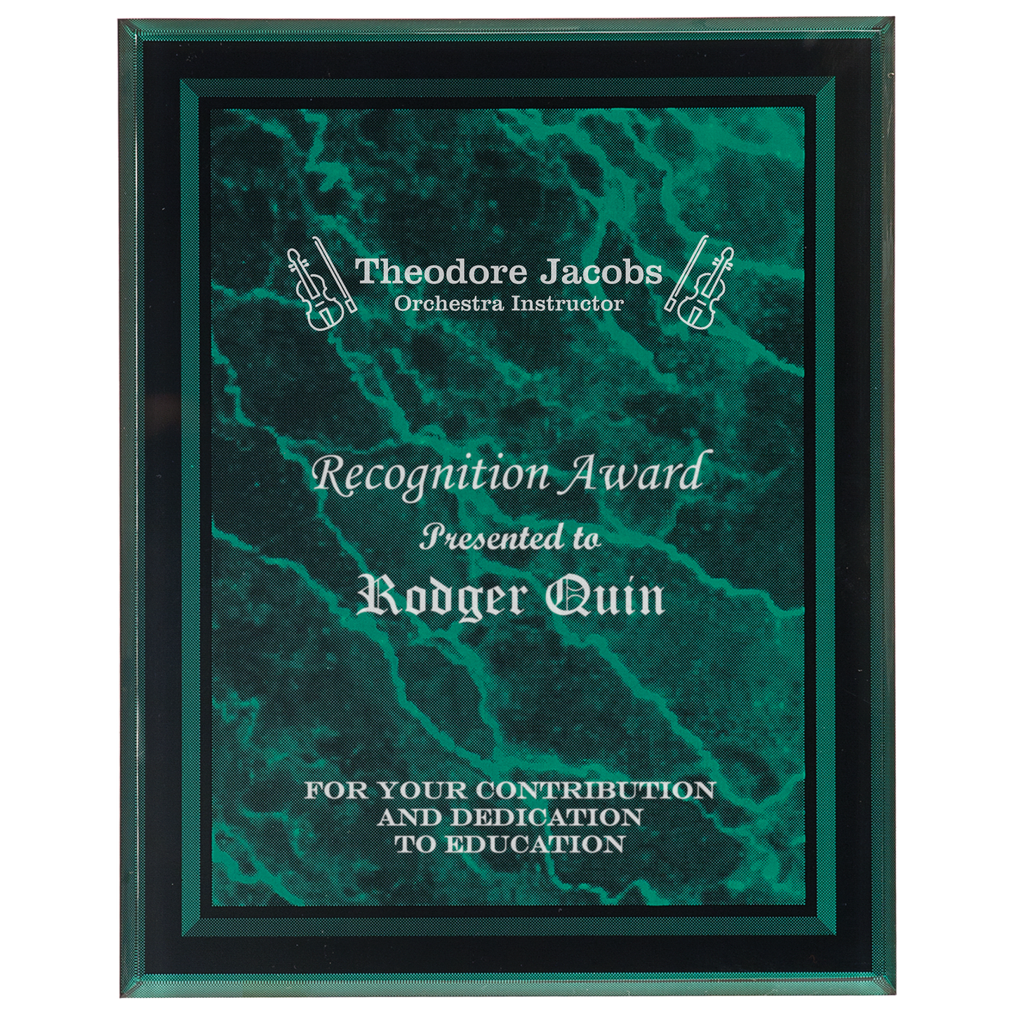 Acrylic Marble Plaque