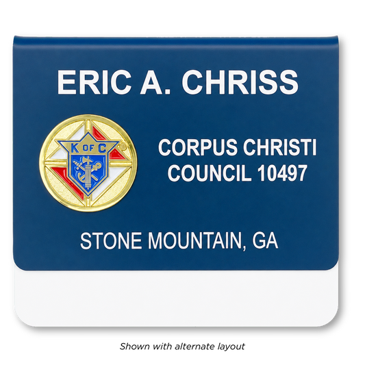 KofC Foldover Badge