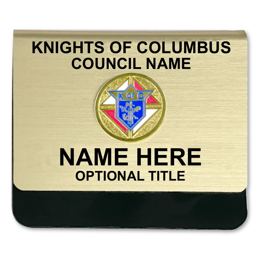 KofC Foldover Badge