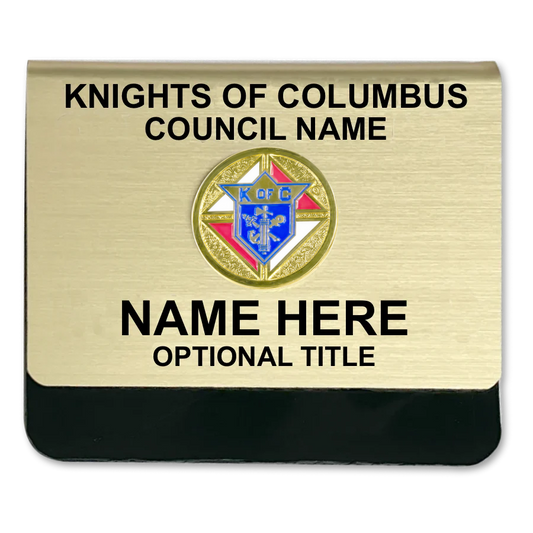 KofC Foldover Badge