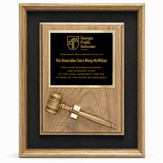 Framed Gavel