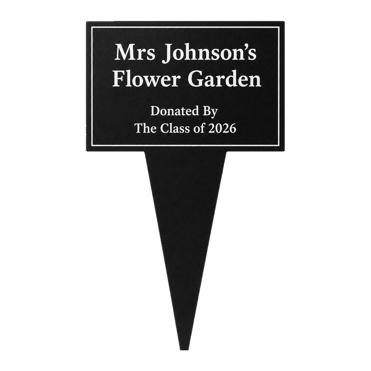 Garden Sign Plastic