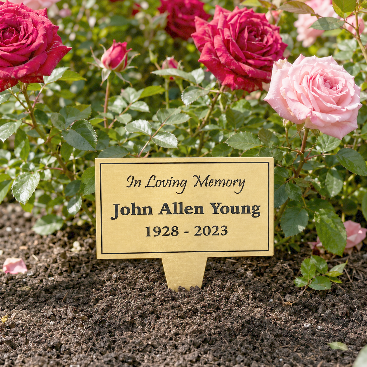 Garden Sign Plastic