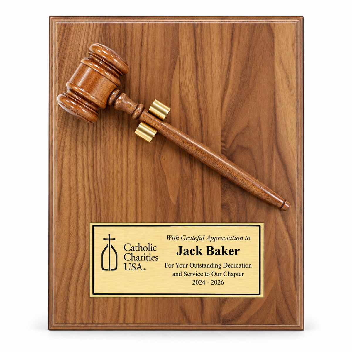 Gavel Plaque