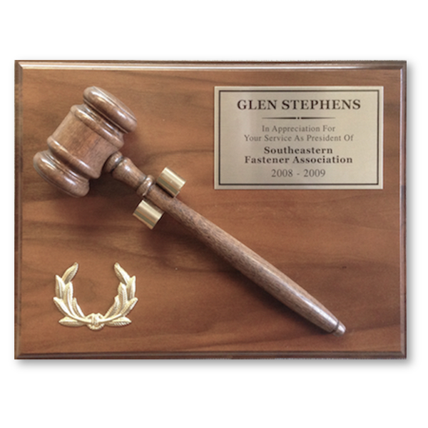 Gavel Plaque