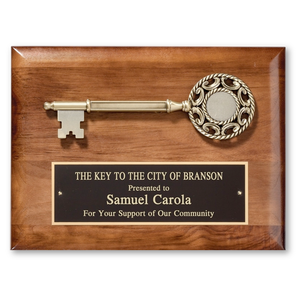 Raised Gold Key