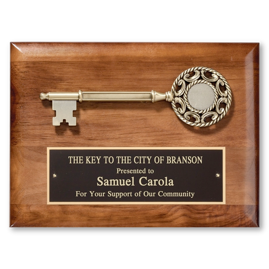 Raised Gold Key