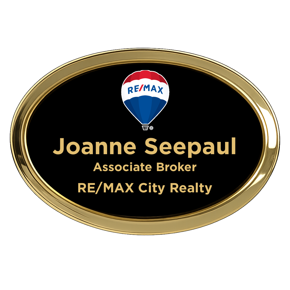Oval Badge