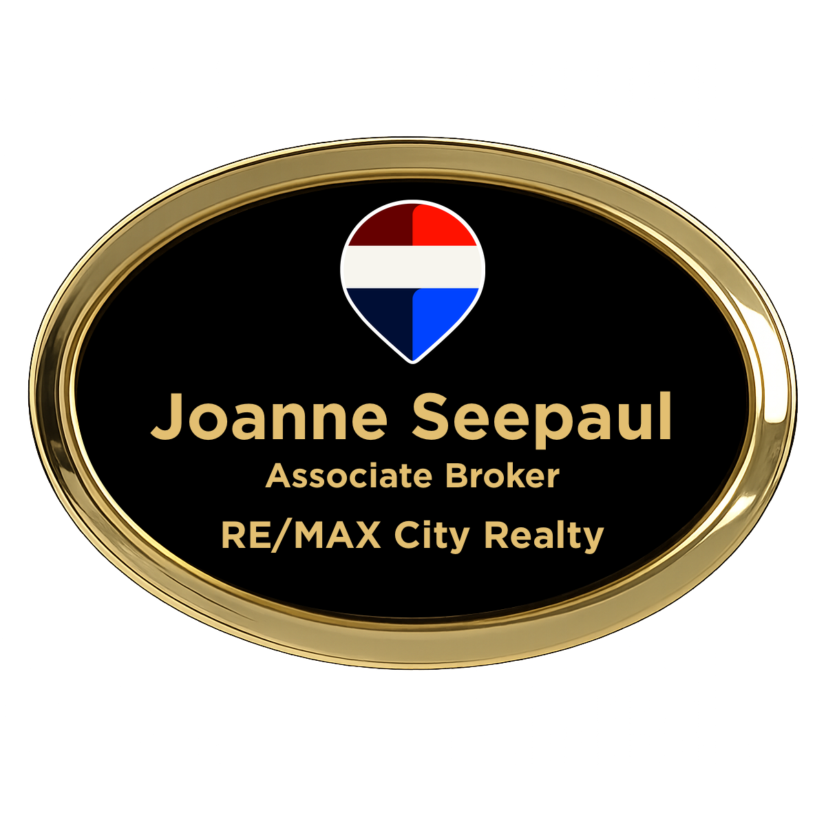 Oval Badge
