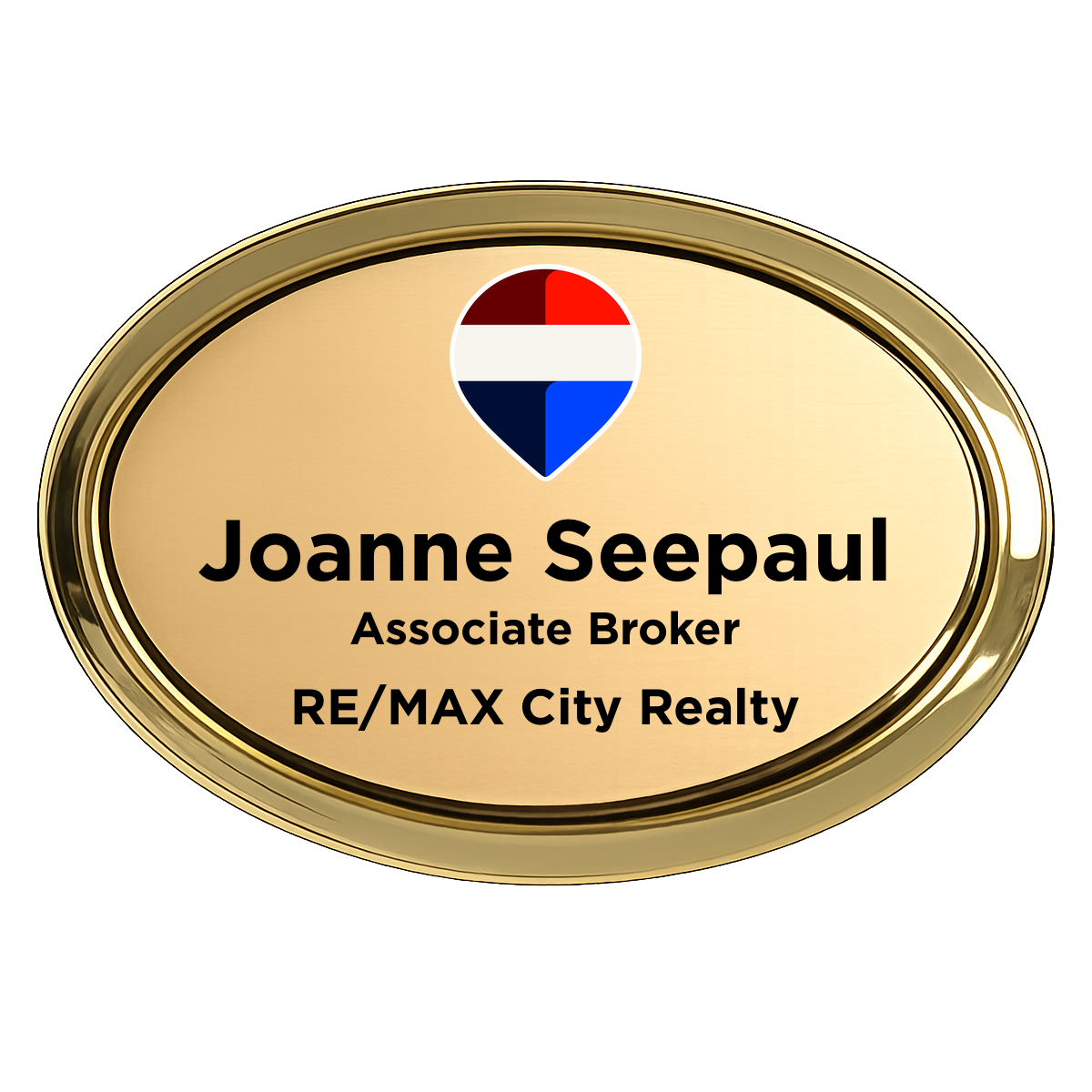 Oval Badge
