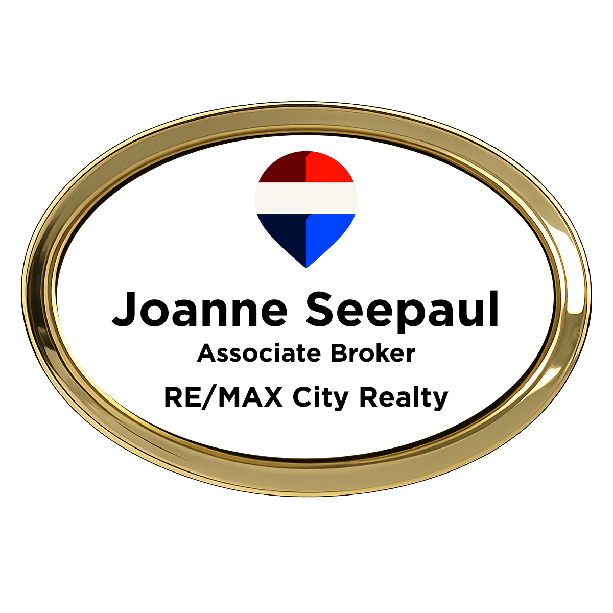 Oval Badge