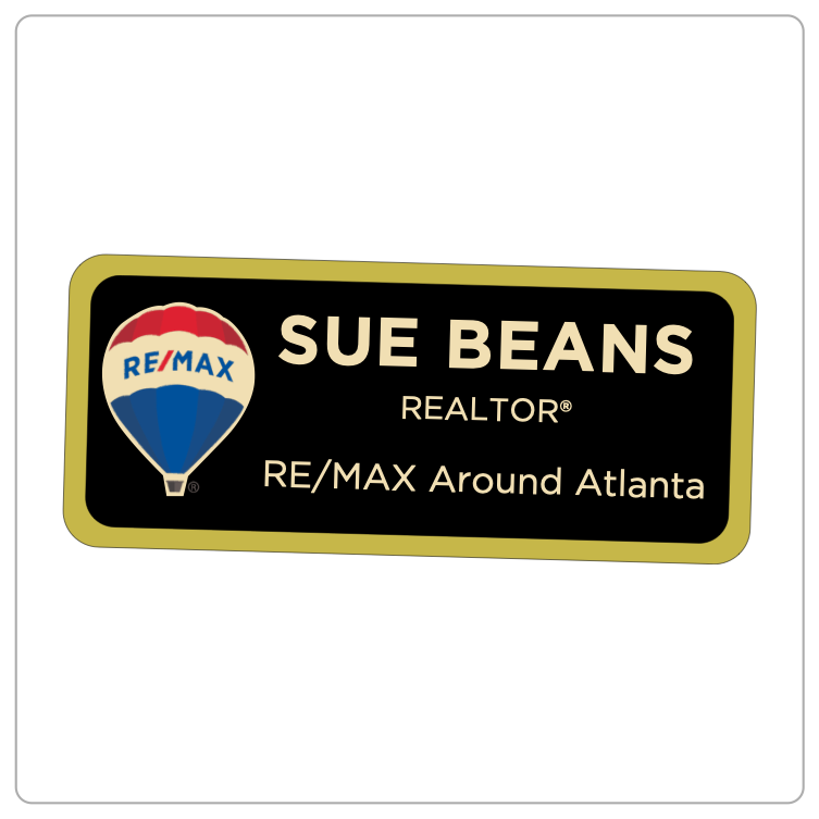 RE/MAX Reflector Badge