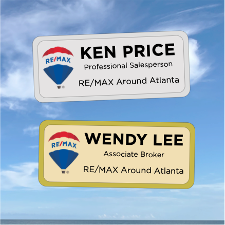 RE/MAX Reflector Badge
