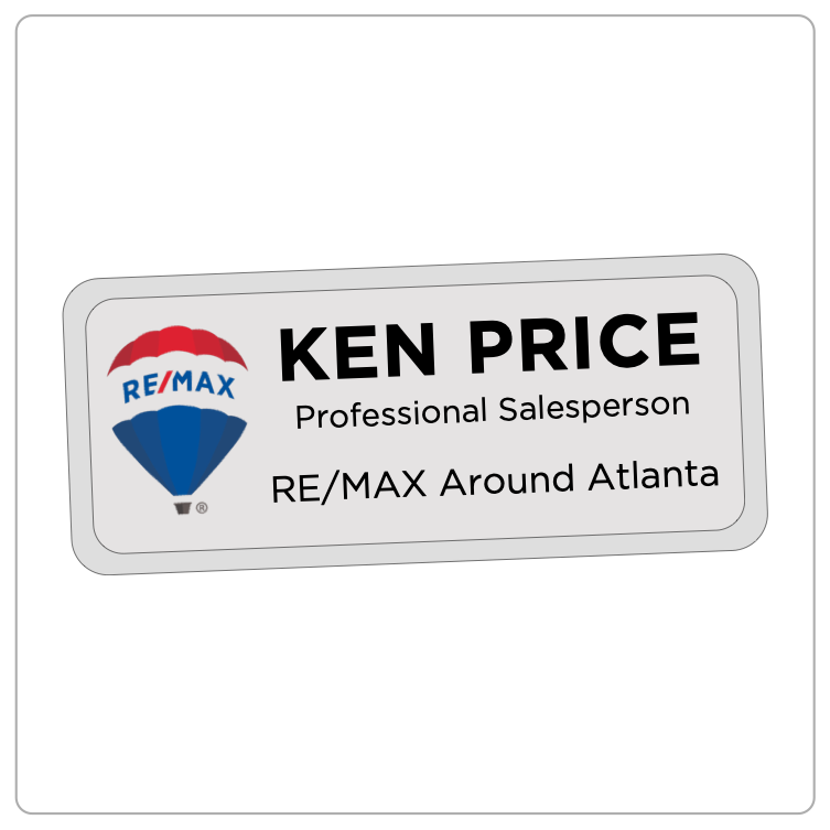 RE/MAX Reflector Badge