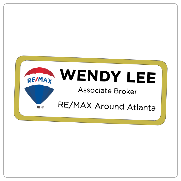 RE/MAX Reflector Badge
