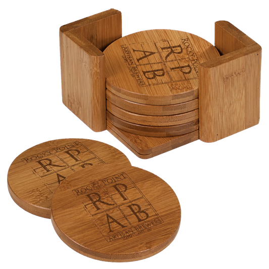 Bamboo Coaster Set